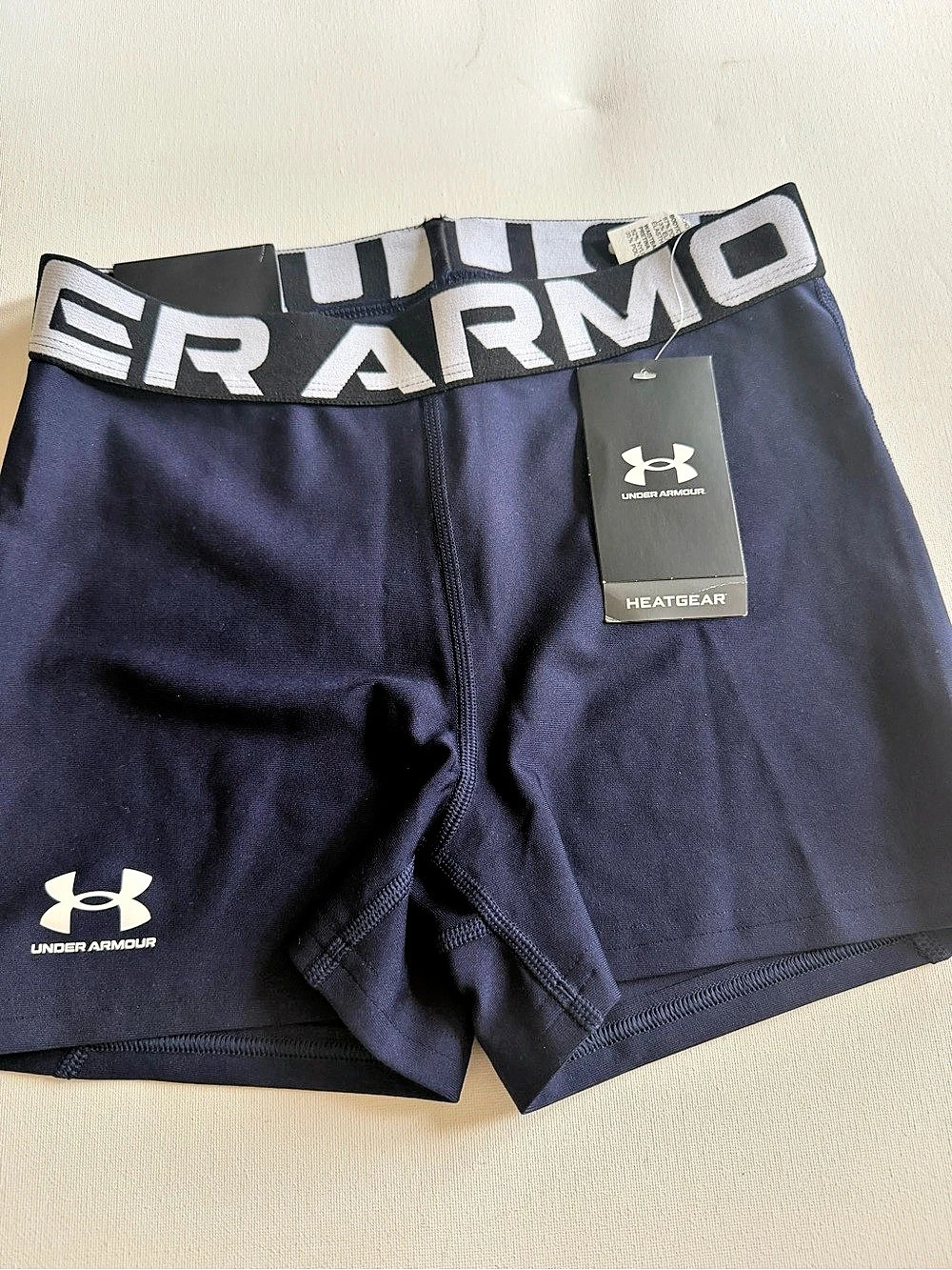 Under Armour HeatGear Compression Shorty in Blue Small NWT - Picture 6 of 11